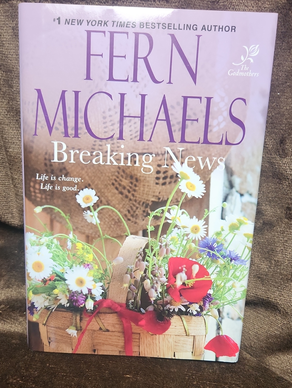 Michaels "Breaking News" Hardcover Book - Purple